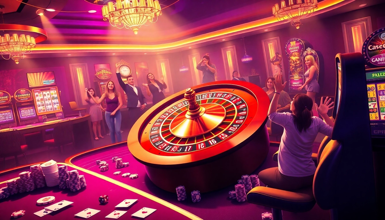 Engage with the thrilling atmosphere of https://five88m.net/ featuring luxurious casino elements like roulette, cards, and excited players.