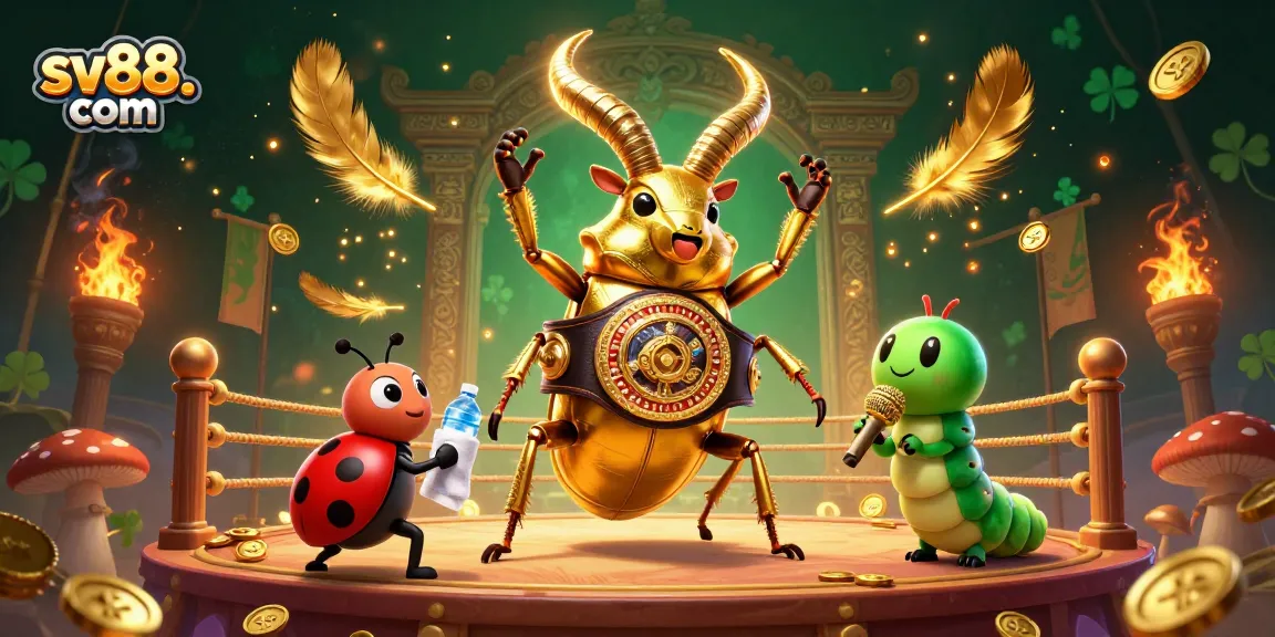 Experience thrilling bets at sv88. com with a dynamic boxing scene featuring unique characters and vibrant elements.