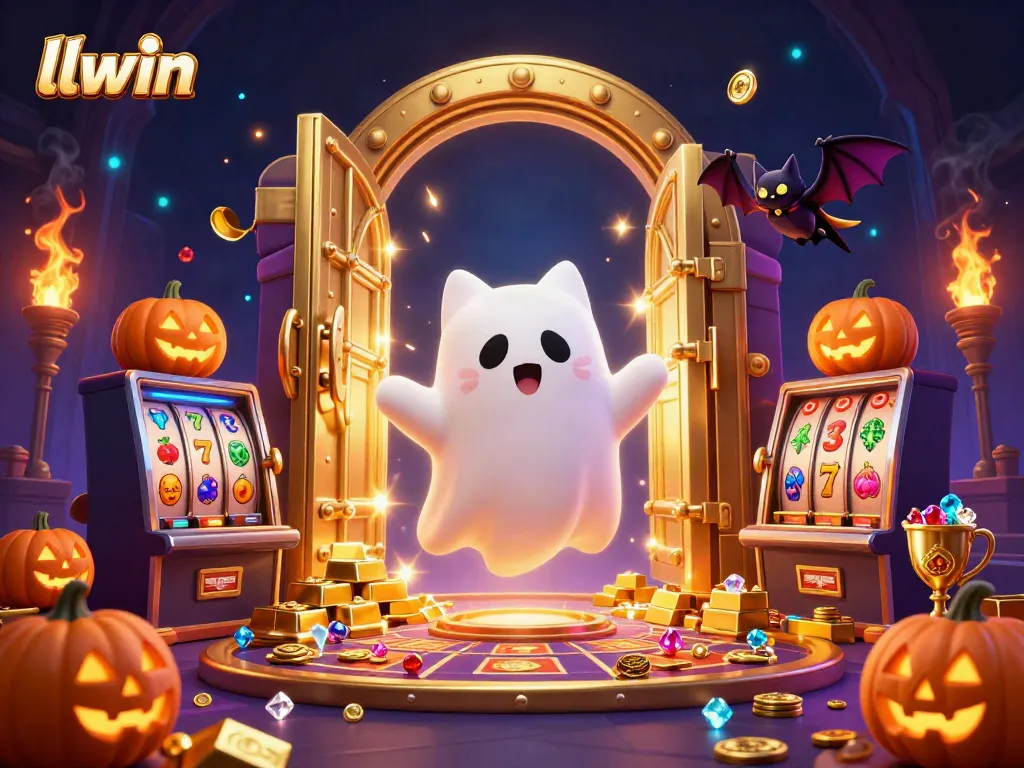 Experience thrilling victories at llwin with our ghost cat and vibrant casino scene.