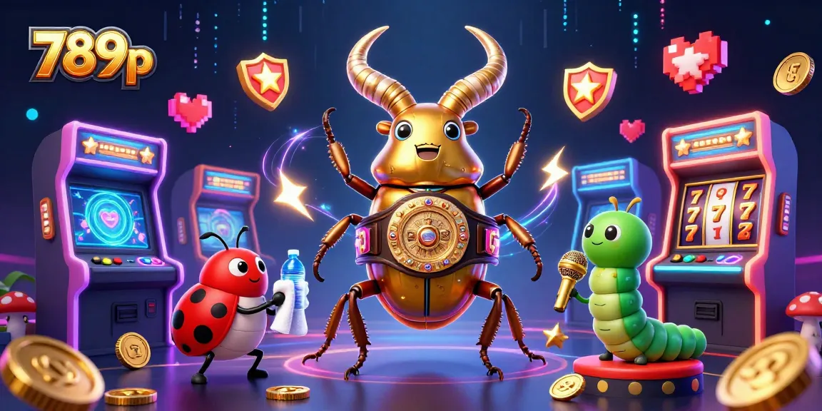 Experience exciting gameplay with 789p's animated characters battling amidst vibrant casino elements.