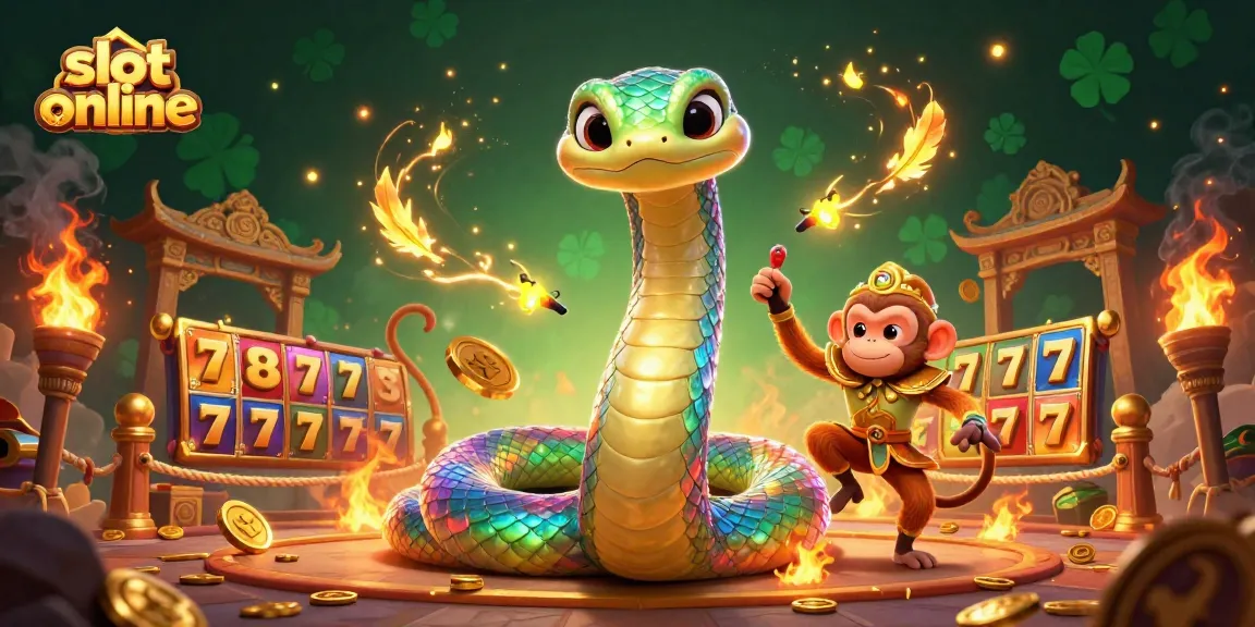 Experience winning with slot online featuring vibrant 3D cartoon characters and dynamic gambling elements.
