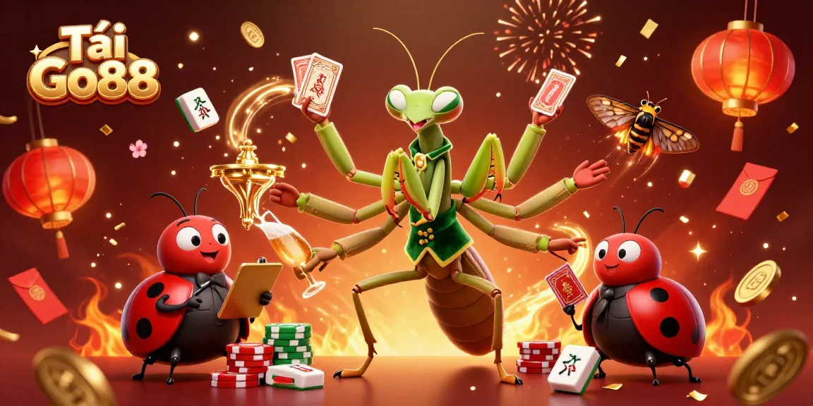 Experience the thrill with Tải Go88 featuring vibrant casino elements and engaging characters.
