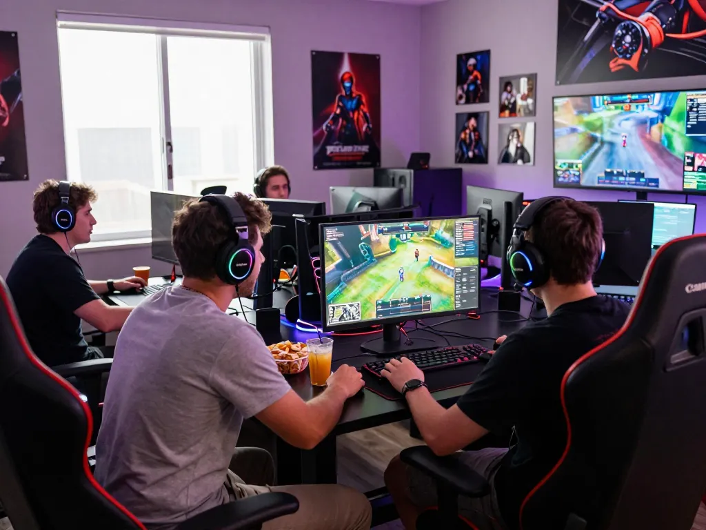 Players enjoying a vibrant multiplayer session in an engaging online gaming environment with sunwin20 gameplay on screen.