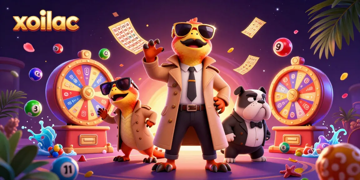 Xoilac offers fun and engaging lottery gameplay with colorful bouncing balls and dynamic prizes.